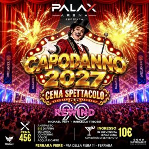 Capodanno 2027 – Caparra Gran Cenone + Rewind 90